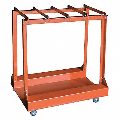 GRAINGER 39J511 Forklift Cylinder Caddy 1 500 lb Orange