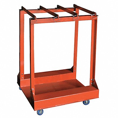 GRAINGER 39J515 Forklift Cylinder Caddy 1 500 lb Orange