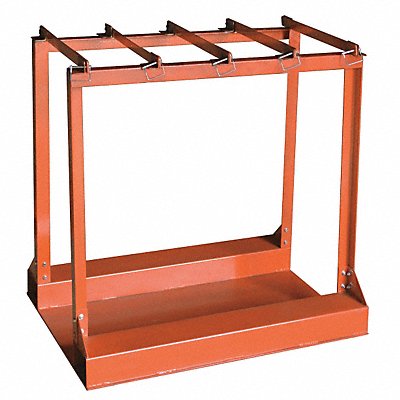 GRAINGER 39J516 Forklift Cylinder Caddy 1 500 lb Orange