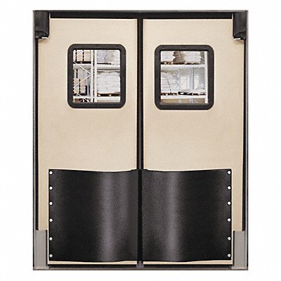 CHASE 7296RDBEI H1837 Swinging Dr 8x6ft Beige Polyethylene PR