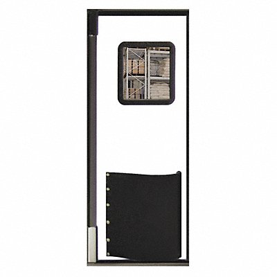 CHASE 3684RXHDWHI H1818 Swinging Door 7 x 3ft White Polyethylene