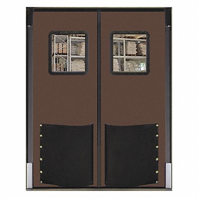CHASE 9696RDXHDCBR Swinging Dr 8x8 ft Chocolate Brown PR