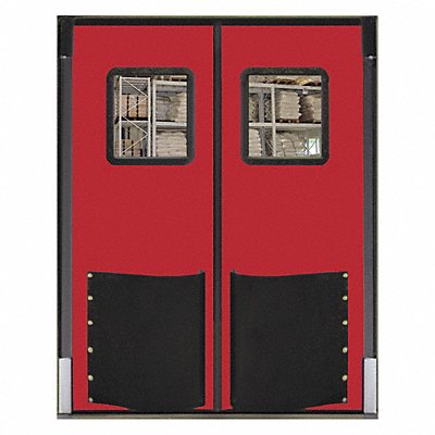 CHASE 6084RDXHDRED H1836 Swinging Dr 7x5 ft Red Polyethylene PR