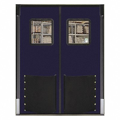 CHASE 8496RD25NAV Swinging Door 8 x 7 ft Navy Blue PR