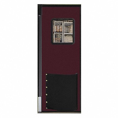 CHASE 3684RXHDBUR H1818 Swinging Door 7 x 3 ft Burgundy