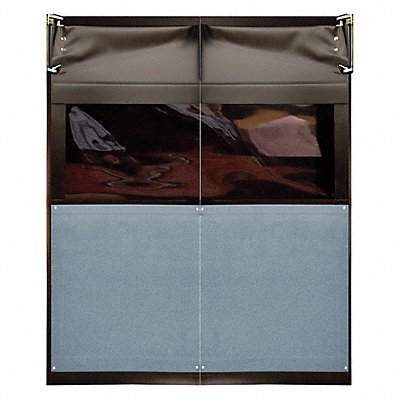 CHASE AIR9739696MGR H1832 Swinging Door 8 x 8 ft Metallic Grey PR
