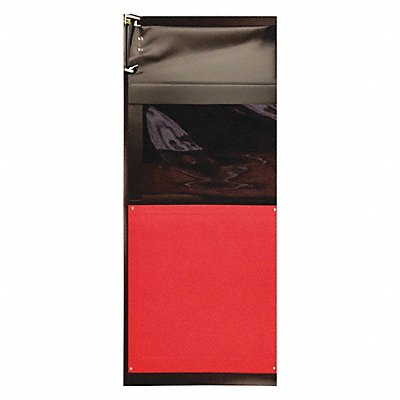 CHASE AIR9733696RED Flexible Swinging Door 8 x 3 ft Red PVC
