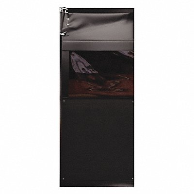 CHASE AIR9733684BLA Flexible Swinging Door 7 x 3 ft Black