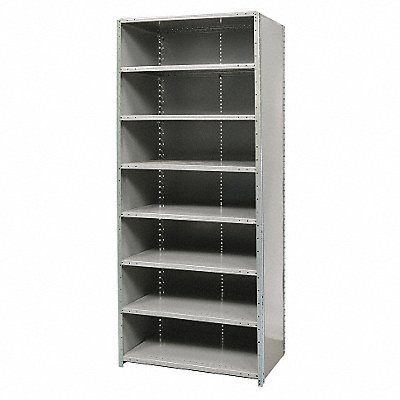 HALLOWELL F572324HG Metal Shelving Cap 800 lb 24inx84inx48in