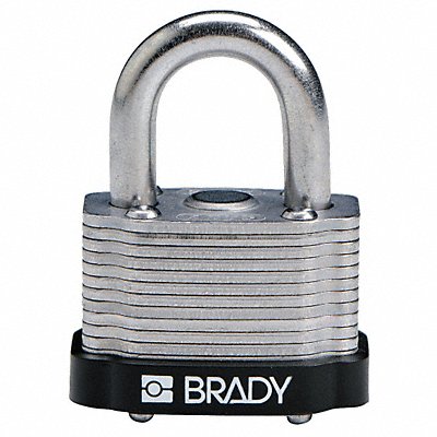 BRADY 143136 H1713 Keyed Padlock Different 1-5/16 W