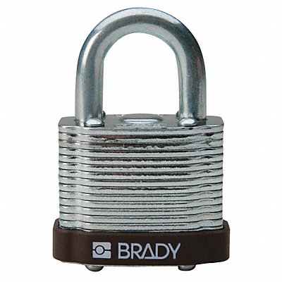 BRADY 123272 H1713 Keyed Padlock Different 1-5/16 W