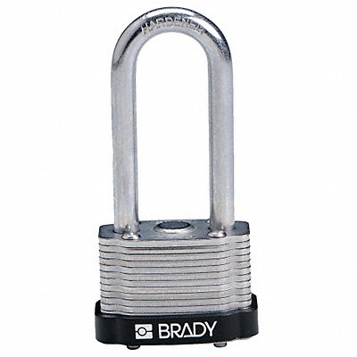 BRADY 143138 H1715 Keyed Padlock Different 1-5/16 W
