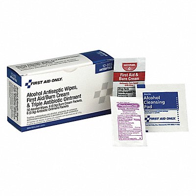 FIRST AID ONLY 12055 Partial Kit 42pcs 1.25x2 1/8 PK42