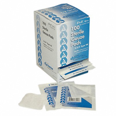 FIRST AID ONLY 3102 Gauze Pad White 2 L 2 W PK100