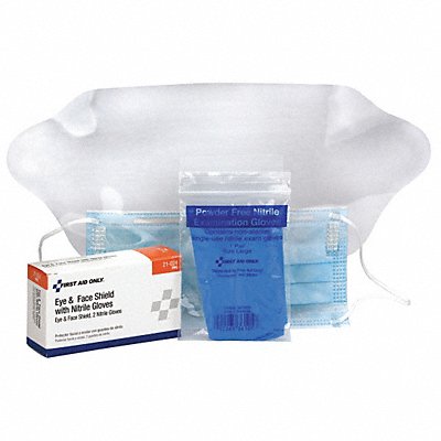 FIRST AID ONLY 21024 Eye and Face Shield Clear Polycarbonate