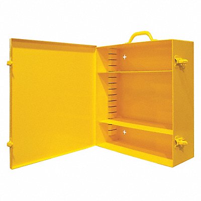 DURHAM MFG 534AV50 Spill Cabinet 15-3/16 W Yellow
