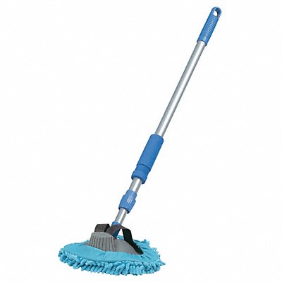 CARRAND 93210 Car Wash Mop 11 in W Blue