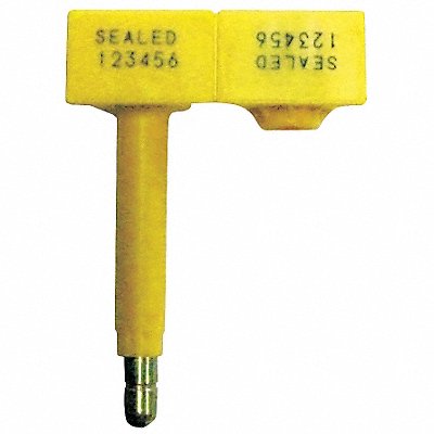 TYDENBROOKS 1061065 Bolt Seals Yellow Plastic PK200