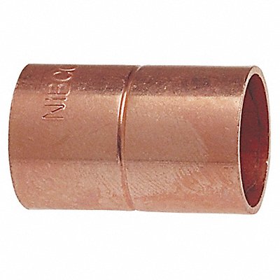 NIBCO 600RS2 Coupling with Stop Wrot Copper 2 CxC