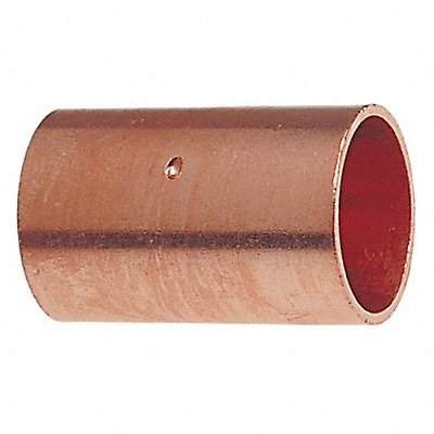 NIBCO 60058 Coupling with Stop Wrot Copper 5/8 CxC
