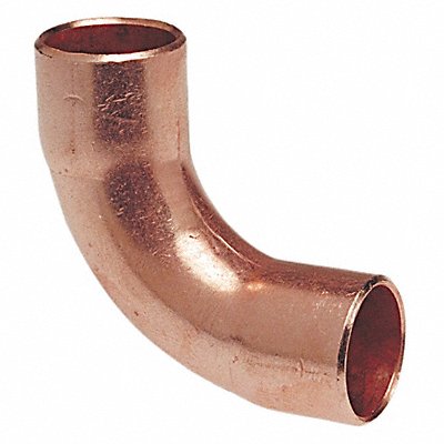 NIBCO 607LTR58X12 90 Deg Elbow Wrot Copper 5/8 x1/2 CxC
