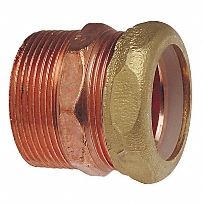 NIBCO 9047R112X114 Adaptor Wrot Copper 1-1/4 Tube MNPTxSJ