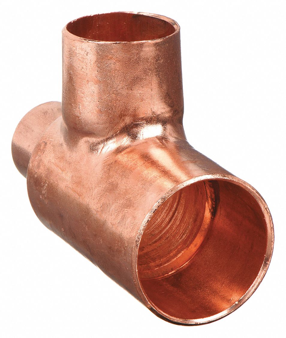 NIBCO 611RR12X14X38 Reducing Tee Wrot Copper 1/2 x1/4 x3/8