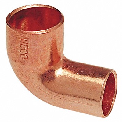 NIBCO 60724 Elbow 90 Deg Wrot Copper 4 Tube FTGxC