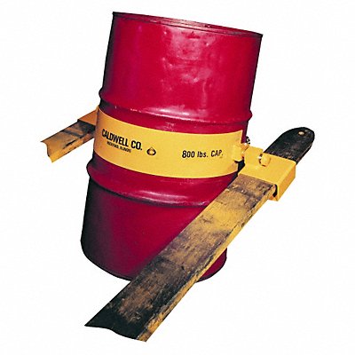CALDWELL FDD1055 Drum Lifter 500 lb 39 W Yellow