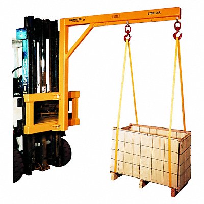 CALDWELL FJC40 Forklift Boom 72 W 4 000 lb Yellow