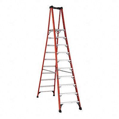 LOUISVILLE FXP1810HD Platform Stepladder 9 ft 6 FGL 375 lb.
