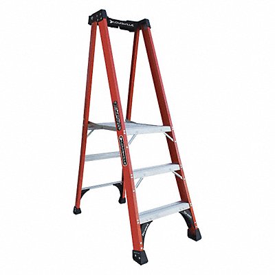 LOUISVILLE FXP1803HD Platform Stepladder 2 ft 10 FGL 375 lb