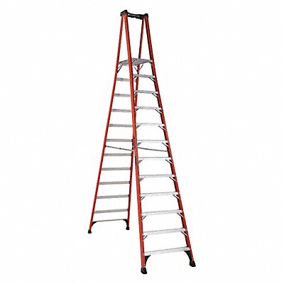 LOUISVILLE FXP1812HD Platform Stepladder 11 ft 5 FGL 375 lb.