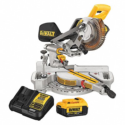 DEWALT DCS361M1 Cordless Miter Saw Kit 3750 RPM 20.0VDC