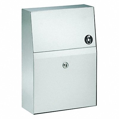 BRADLEY 4722150000 Sanitary Napkin Receptacle 11In.x16In.