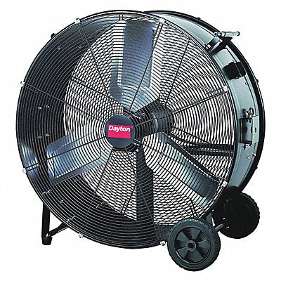 DAYTON 39UK52 Light Dty Industrial Fan 24 Blde Dia 2Spd
