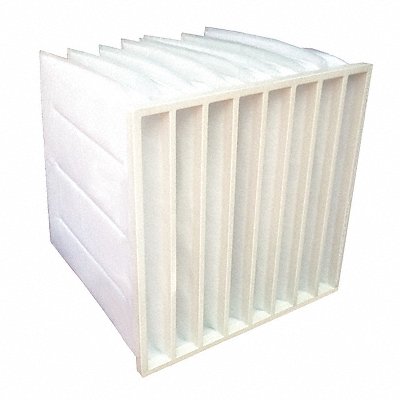 GRAINGER 39UK60 Pocket Air Filter 24x24x24 MERV 11
