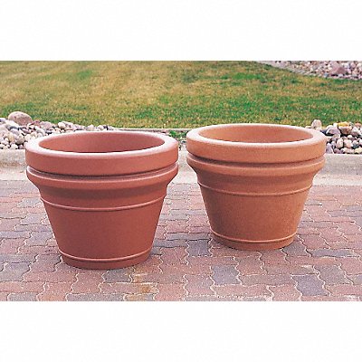 WAUSAU TILE TF4041W22 Planter Round 28in.Lx28in.Wx22in.H