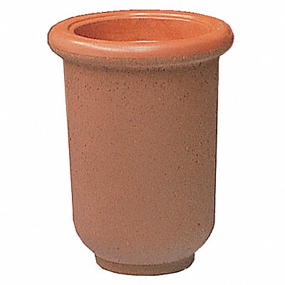 WAUSAU TILE TF4050W22 Planter Round 18in.Lx18in.Wx24in.H