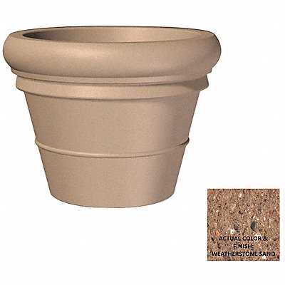 WAUSAU TILE TF4123W22 Planter Round 48in.Lx48in.Wx36in.H