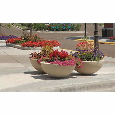 WAUSAU TILE TF4128W22 Planter Round 60in.Lx60in.Wx18in.H