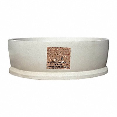 WAUSAU TILE TF4131W22 Planter Round 72in.Lx72in.Wx24in.H