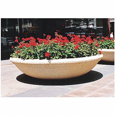 WAUSAU TILE TF4143W22 Planter Round 72in.Lx72in.Wx18in.H
