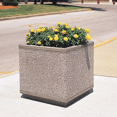 WAUSAU TILE TF4190W22 Planter Square 30in.Lx30in.Wx30in.H