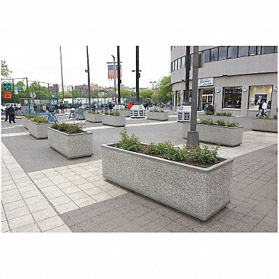 WAUSAU TILE TF4213W22 Planter Rectangle 96in.Lx48in.Wx36in.H