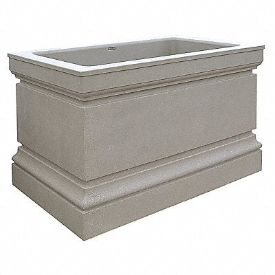 WAUSAU TILE TF4241W22 Planter Rectangle 48in.Lx30in.Wx36in.H
