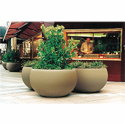 WAUSAU TILE TF4354W22 Planter Round 24in.Lx24in.Wx36in.H