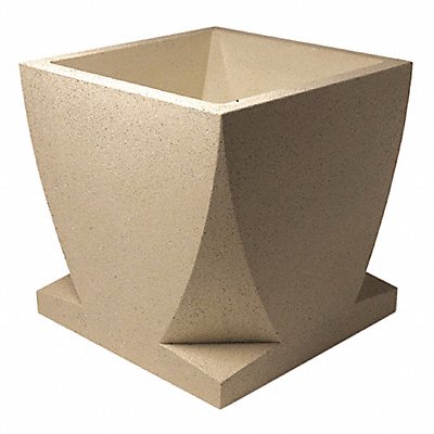 WAUSAU TILE SL4051W22 Planter Square 24in.Lx24in.Wx18in.H