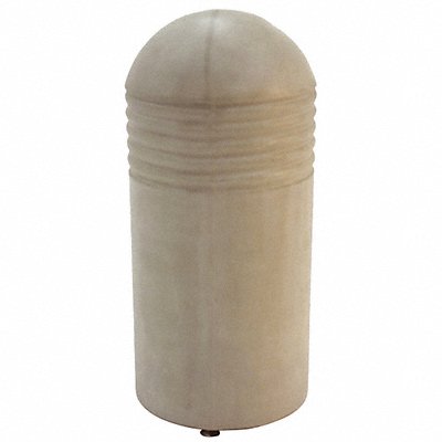 WAUSAU TILE TF6009W22 Decorative Bollard 42 in H Grey Concrete