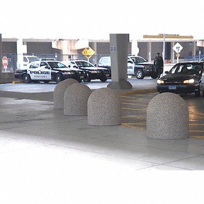WAUSAU TILE TF6011W22 Decorative Bollard 32 in H Grey Concrete